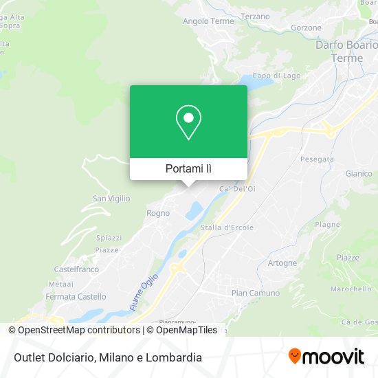 Mappa Outlet Dolciario