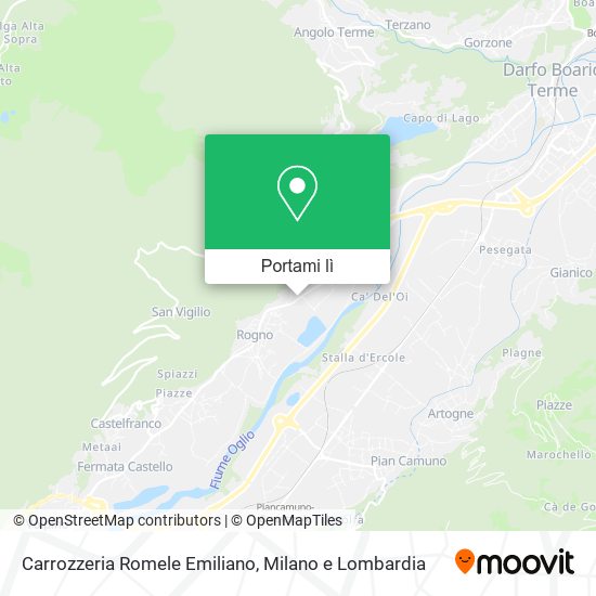 Mappa Carrozzeria Romele Emiliano