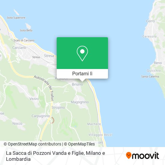 Mappa La Sacca di Pozzoni Vanda e Figlie