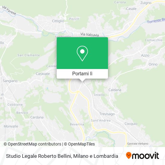 Mappa Studio Legale Roberto Bellini