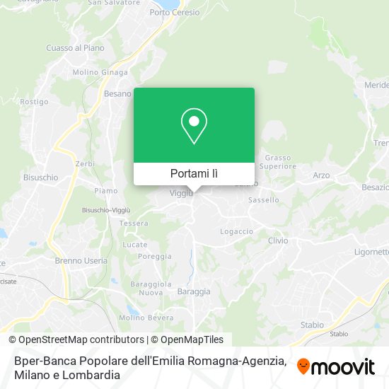 Mappa Bper-Banca Popolare dell'Emilia Romagna-Agenzia