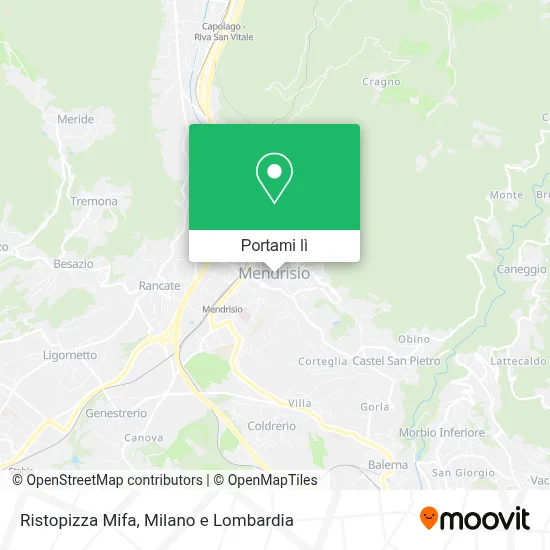 Mappa Ristopizza Mifa