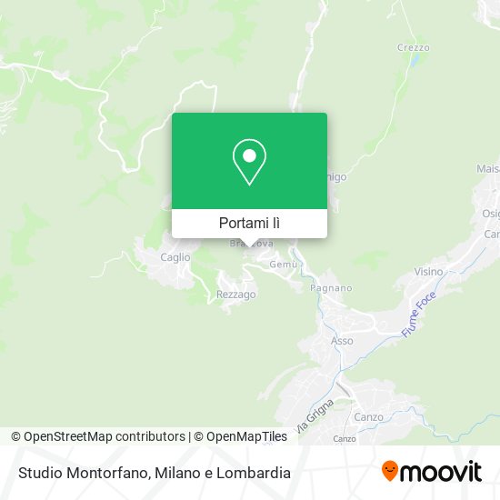 Mappa Studio Montorfano