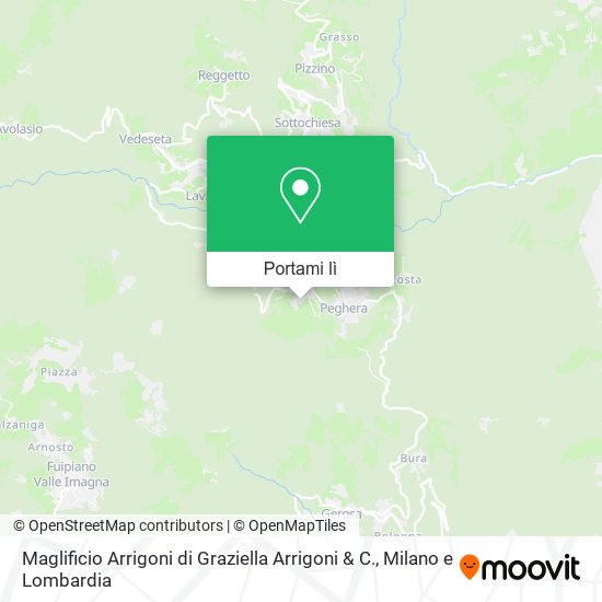 Mappa Maglificio Arrigoni di Graziella Arrigoni & C.