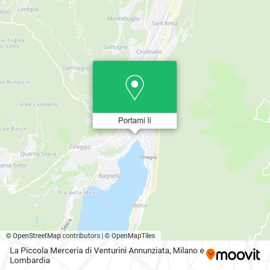 Mappa La Piccola Merceria di Venturini Annunziata