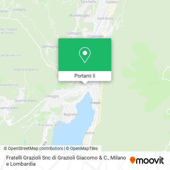 Mappa Fratelli Grazioli Snc di Grazioli Giacomo & C.