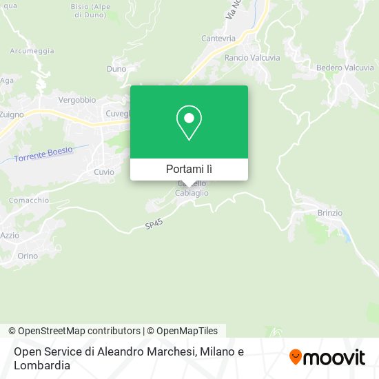 Mappa Open Service di Aleandro Marchesi