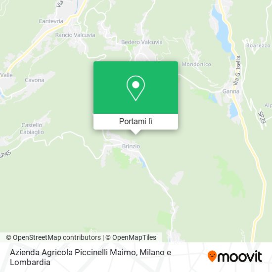 Mappa Azienda Agricola Piccinelli Maimo