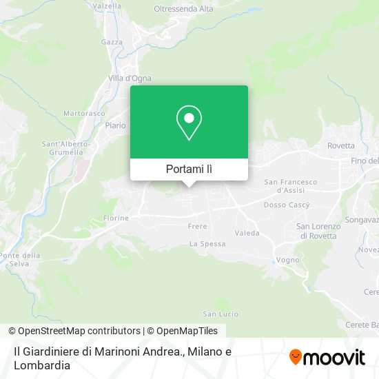 Mappa Il Giardiniere di Marinoni Andrea.