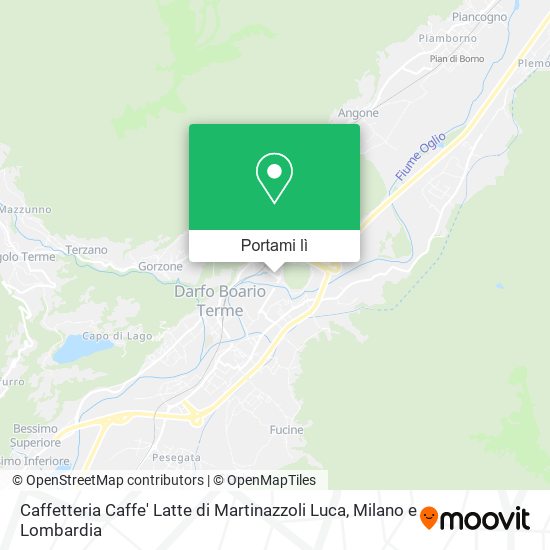 Mappa Caffetteria Caffe' Latte di Martinazzoli Luca
