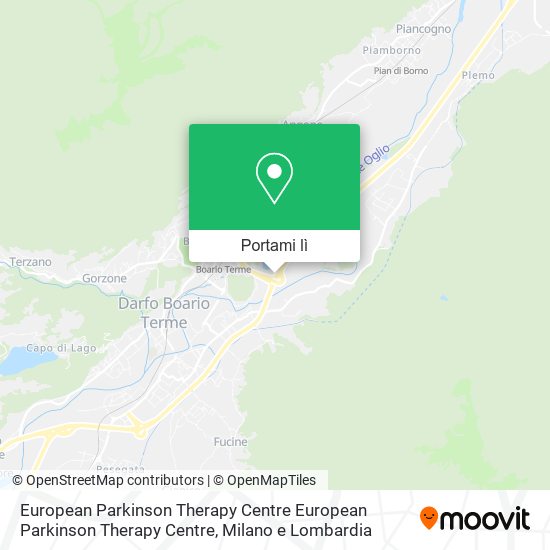 Mappa European Parkinson Therapy Centre European Parkinson Therapy Centre