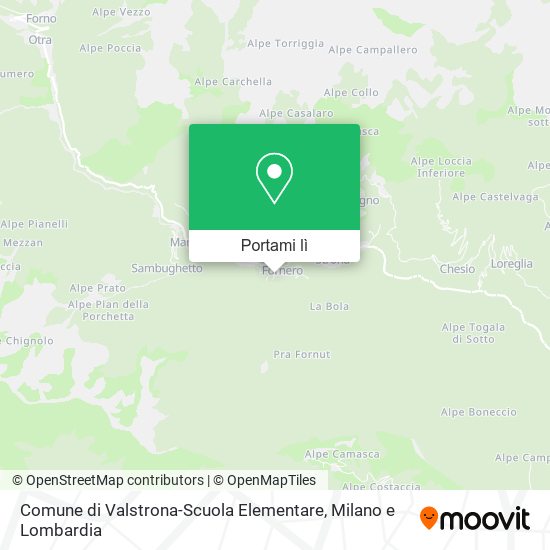 Mappa Comune di Valstrona-Scuola Elementare