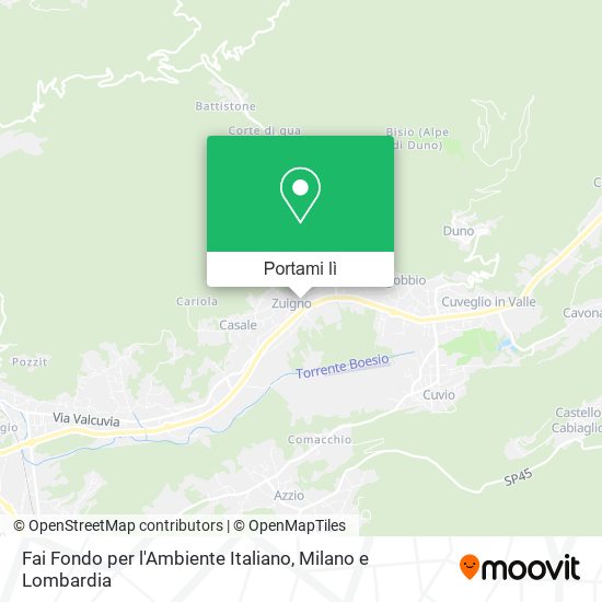 Mappa Fai Fondo per l'Ambiente Italiano