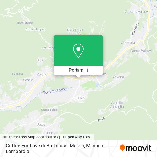 Mappa Coffee For Love di Bortolussi Marzia