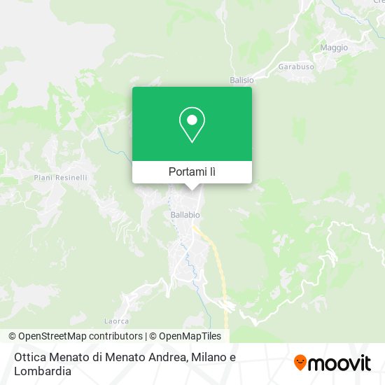 Mappa Ottica Menato di Menato Andrea