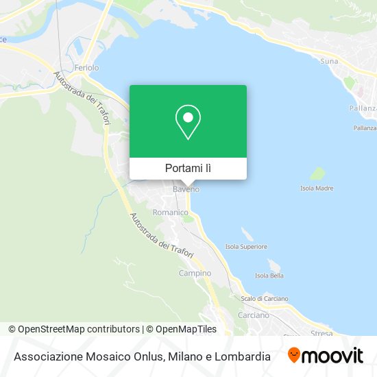 Mappa Associazione Mosaico Onlus