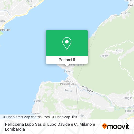 Mappa Pellicceria Lupo Sas di Lupo Davide e C.