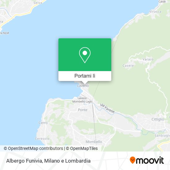 Mappa Albergo Funivia