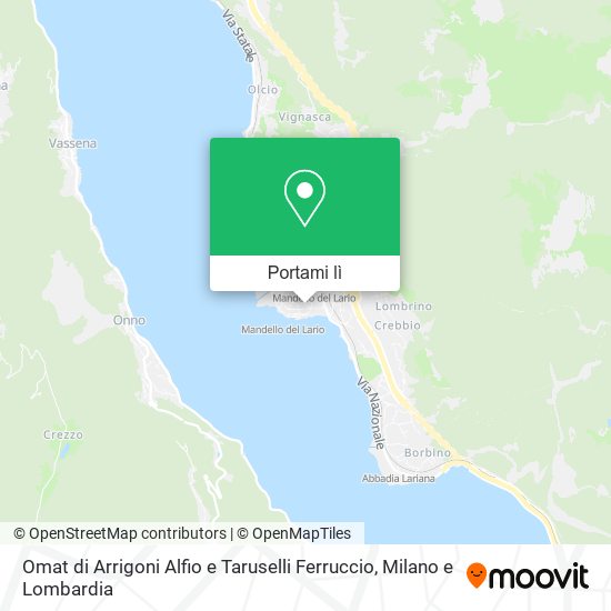 Mappa Omat di Arrigoni Alfio e Taruselli Ferruccio