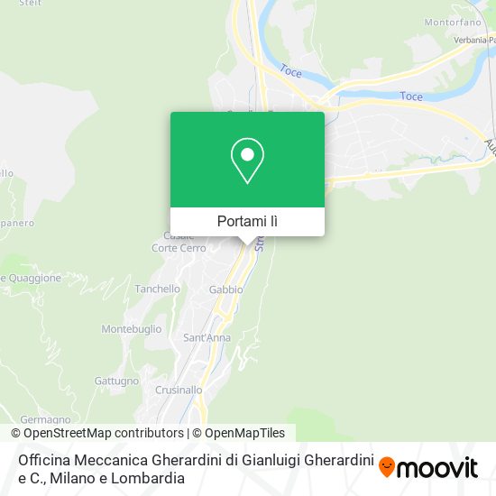 Mappa Officina Meccanica Gherardini di Gianluigi Gherardini e C.