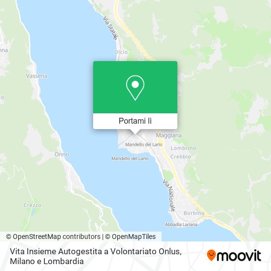 Mappa Vita Insieme Autogestita a Volontariato Onlus