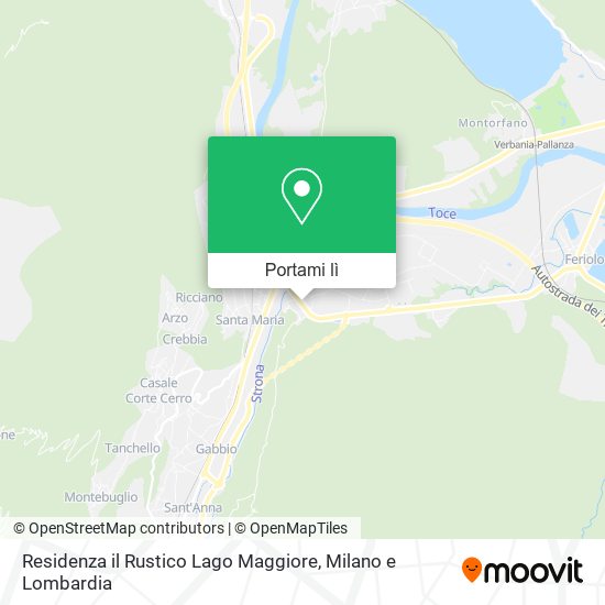 Mappa Residenza il Rustico Lago Maggiore