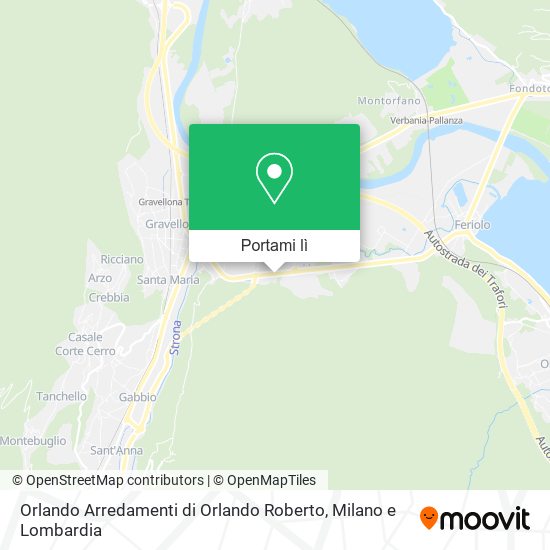 Mappa Orlando Arredamenti di Orlando Roberto