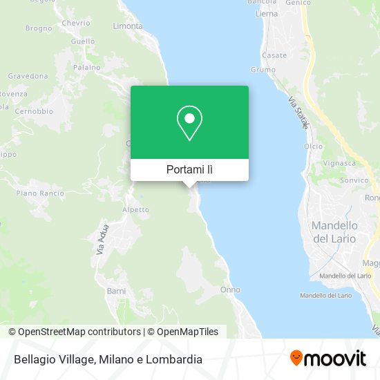 Mappa Bellagio Village