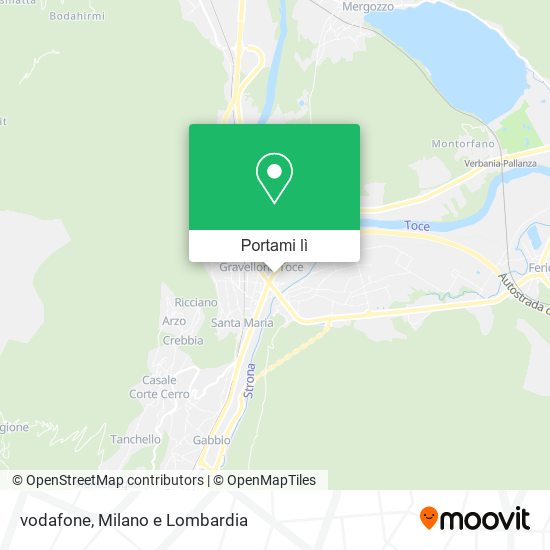 Mappa vodafone