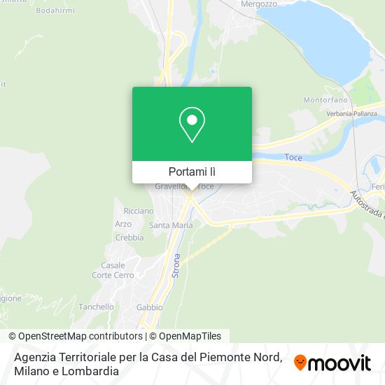 Mappa Agenzia Territoriale per la Casa del Piemonte Nord