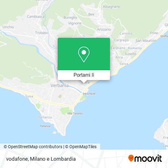 Mappa vodafone