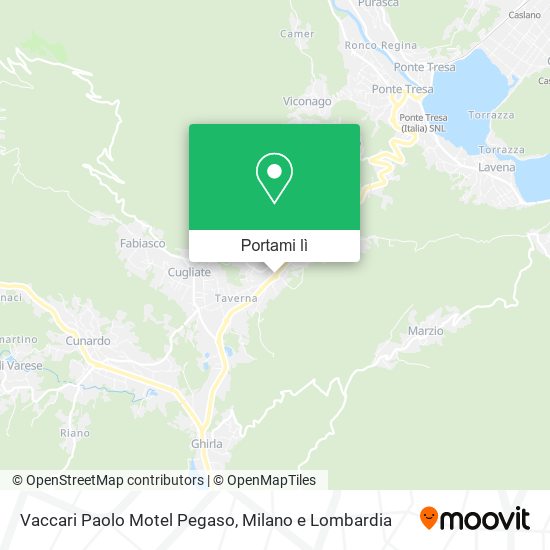 Mappa Vaccari Paolo Motel Pegaso
