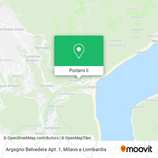 Mappa Argegno Belvedere Apt. 1
