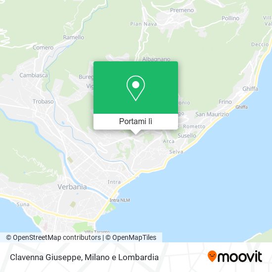 Mappa Clavenna Giuseppe