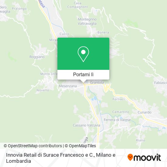 Mappa Innovia Retail di Surace Francesco e C.