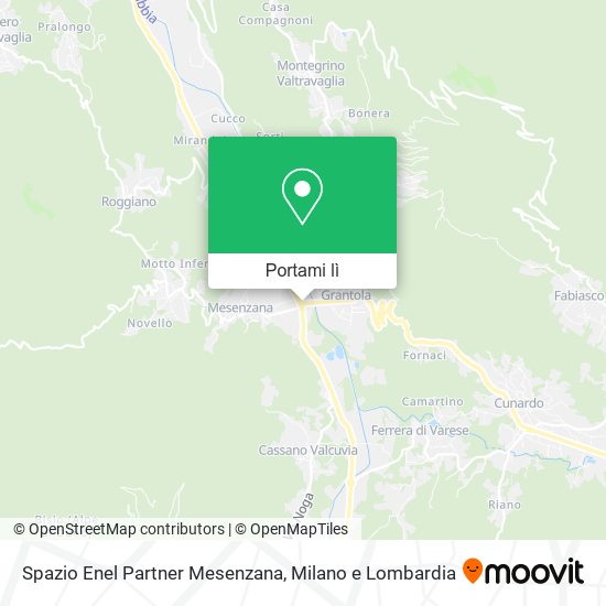 Mappa Spazio Enel Partner Mesenzana