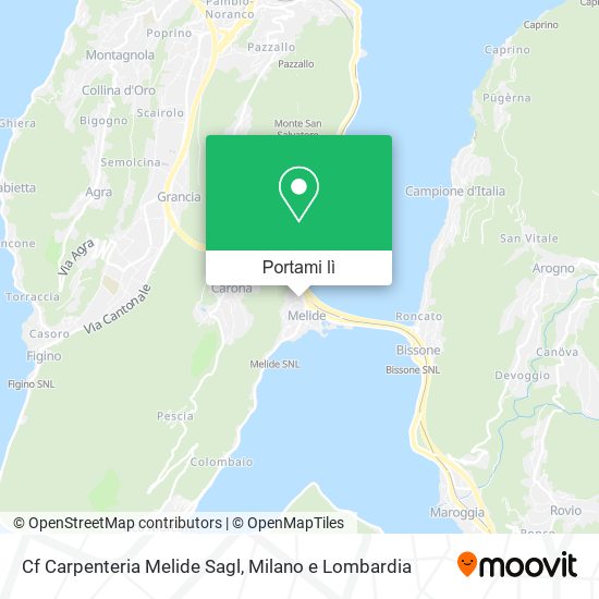 Mappa Cf Carpenteria Melide Sagl