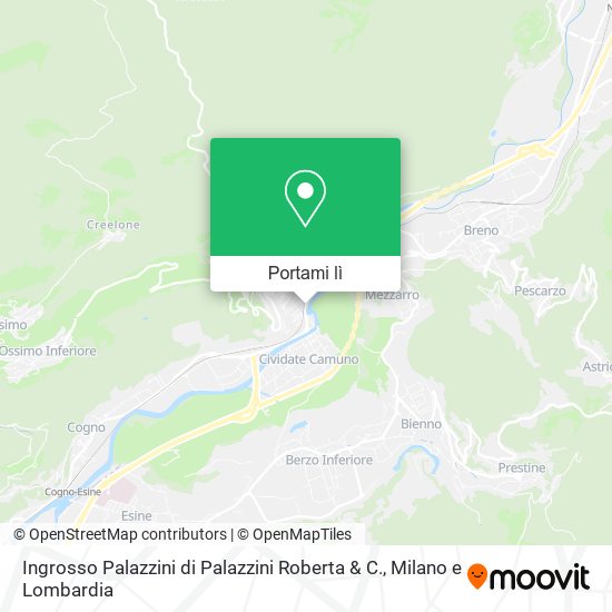 Mappa Ingrosso Palazzini di Palazzini Roberta & C.