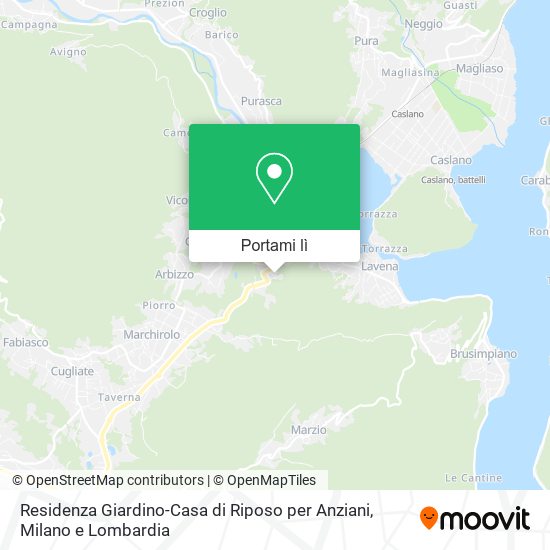 Mappa Residenza Giardino-Casa di Riposo per Anziani