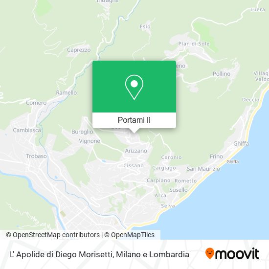 Mappa L' Apolide di Diego Morisetti