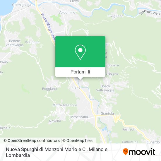 Mappa Nuova Spurghi di Manzoni Mario e C.
