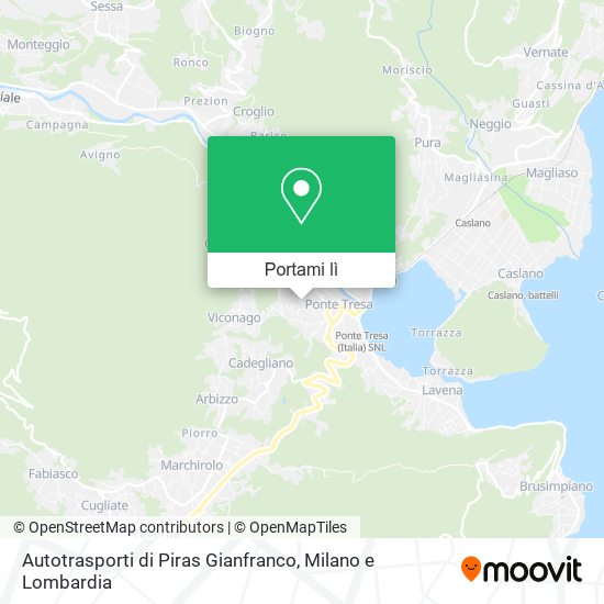 Mappa Autotrasporti di Piras Gianfranco