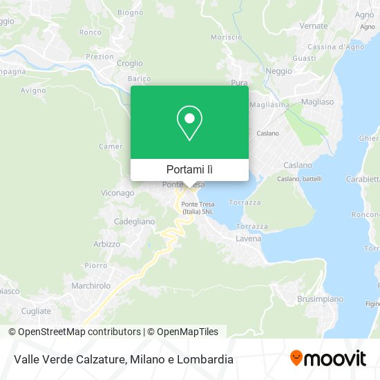 Mappa Valle Verde Calzature