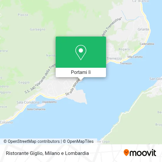 Mappa Ristorante Giglio