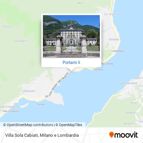 Mappa Villa Sola Cabiati