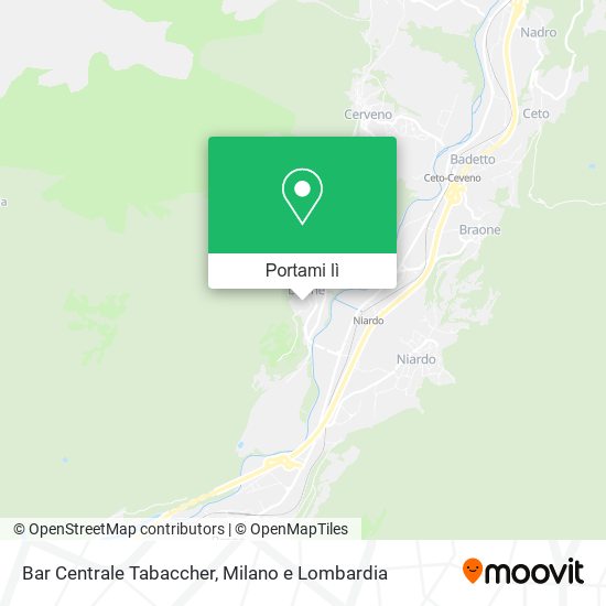 Mappa Bar Centrale Tabaccher