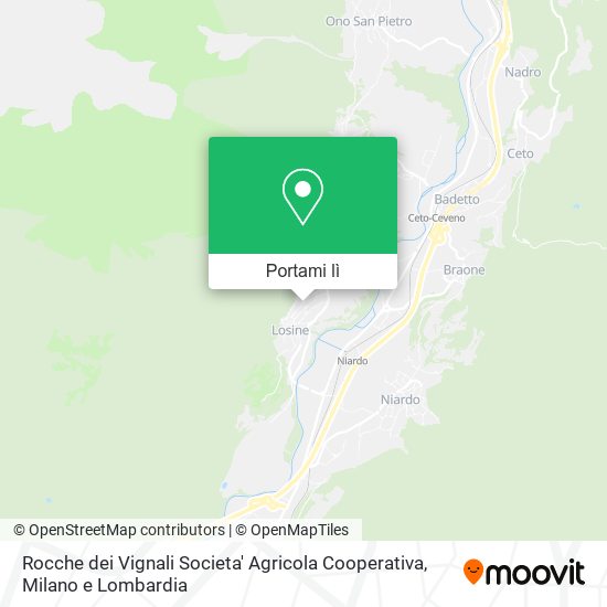 Mappa Rocche dei Vignali Societa' Agricola Cooperativa