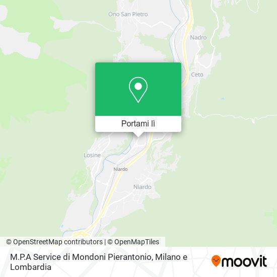 Mappa M.P.A Service di Mondoni Pierantonio