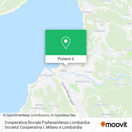 Mappa Cooperativa Sociale Padanaistenza Lombardia-Societa' Cooperativa I