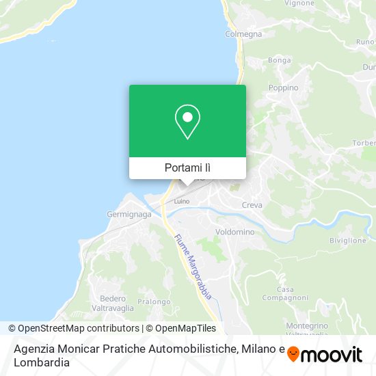 Mappa Agenzia Monicar Pratiche Automobilistiche